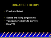 Organic Theory Ratzel Image