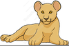 Free Clipart Lion Cub Image