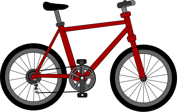 free cartoon bicycle clip art - photo #12