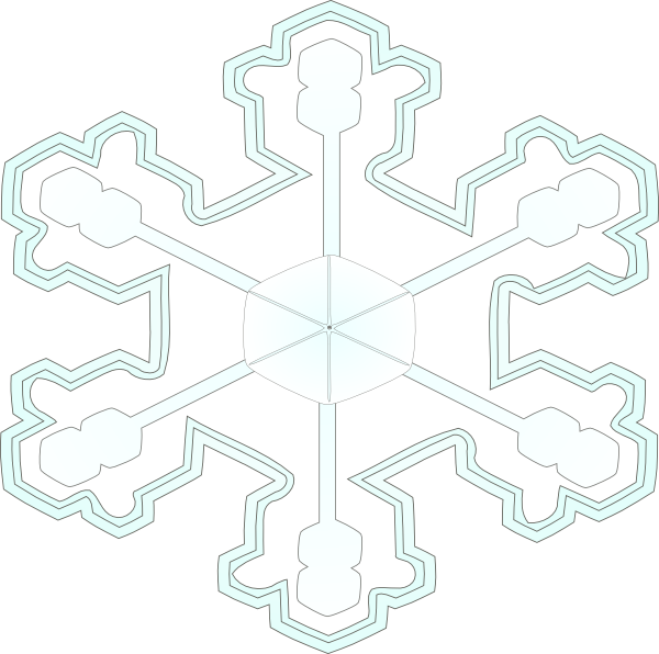 Icicle Clip Art. Snowflake 3 clip art