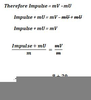 Impulse Physics Equations Image