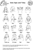 American Sign Language Dictionary Clipart Image