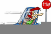 Reckless Driving Clipart Image