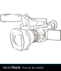 Video Camera Vector Image