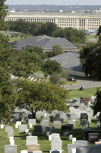 A View Of The Pentagon From Arlington National Cemetery. Image