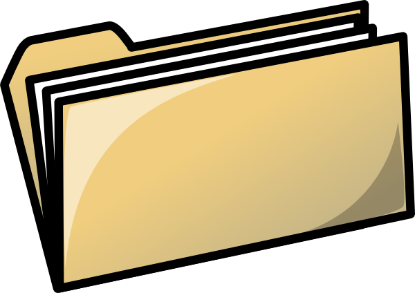 Yellow Folder Clip Art. Yellow Folder · By: OCAL 6.8/10 30 votes
