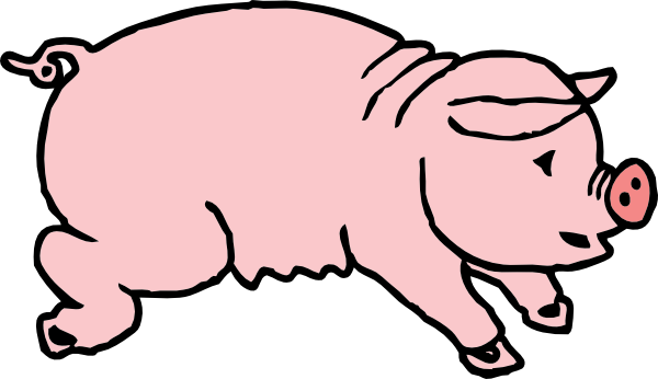 clipart of a pig - photo #32