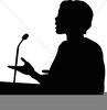 Black Usher Clipart Image