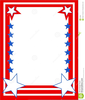 Patriotic Border Clipart Image