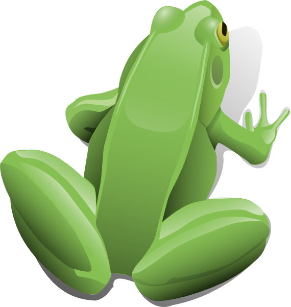 Sitting Frog Clip Art at Clker.com - vector clip art online, royalty