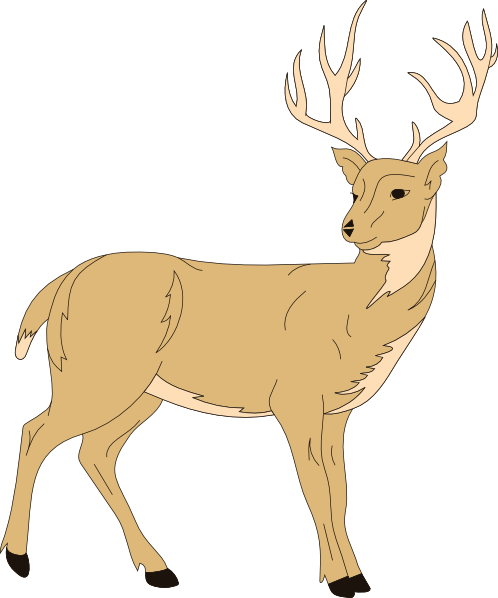 free clip art deer antlers - photo #47