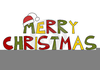 Merry Christmas Wording Clipart Image