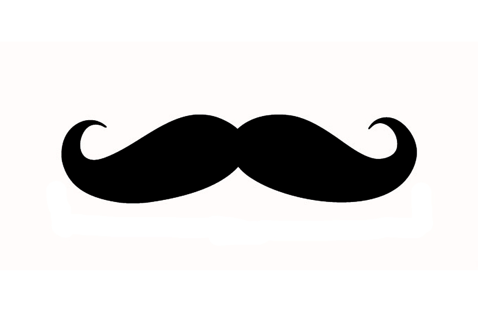 mustache clipart no background - photo #3