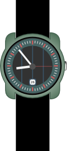 Analog Wristwatch Clip Art