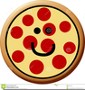 Free Eating Pizza Clipart Image