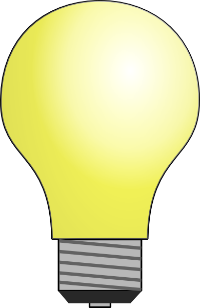 free cartoon light bulb clipart - photo #12