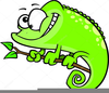 Animated Chameleon Clipart Image