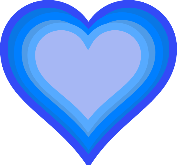 blue heart clip art free - photo #9