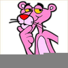 Pink Panther Cartoon Clipart Image