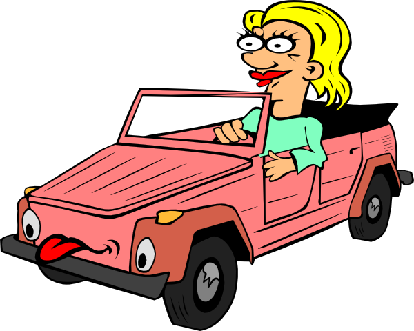 free clipart driving car - photo #9