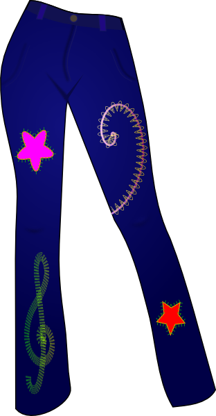 animated jeans clip art - photo #6