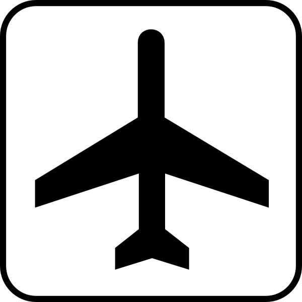 plane clipart black and white - photo #36