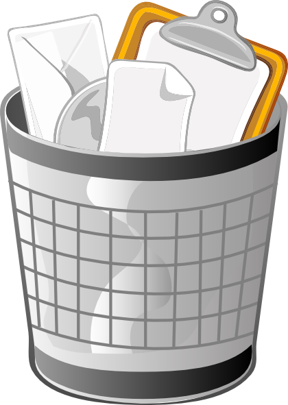 free clipart images trash can - photo #8