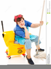 Mexican Cleaning Lady Clipart Image