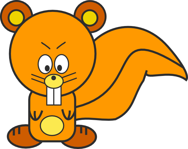 Cartoon Squirrel Clip Art at Clker.com - vector clip art online