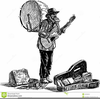 One Man Band Clipart Image