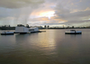 The Sun Rises Over The Uss Arizona Memorial On The Morning Of The 62nd Anniversary Of The Attack On Pearl Harbor, December 7, 1941. Image