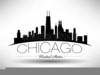 Chicago Skyline Clipart Image