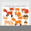 Clipart Foxes Image
