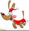 Cartoon Dog Running Clipart Image