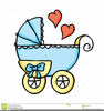 Baby Bassinet Clipart Image