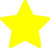 Star-yellow Clip Art