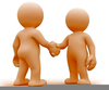 People Shaking Hands Clipart Image