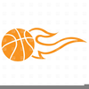 Clipart Basketball With Flames Microsoft Free Image