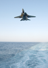 An F-14d Tomcat  Assigned To The Tomcatters Of Fighter Squadron Thirty One (vf-31) Prepares To Land On The Ship S Flight Deck. Image