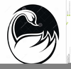 Elegant Swan Clipart Image