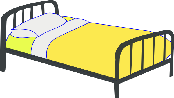 Single Bed Clip Art at Clker.com - vector clip art online, royalty ...