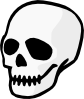 Purzen Skull Clip Art