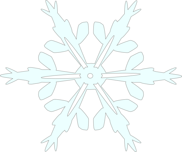 Snowflakes Falling Clipart. Snowflake 5 clip art