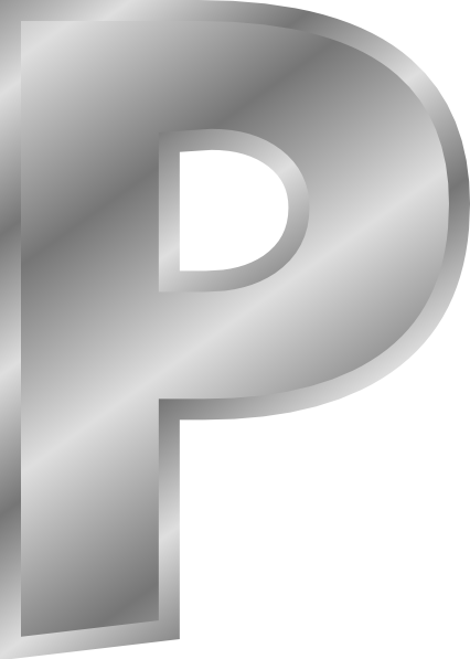 Effect Letters Alphabet Silver Clip Art at Clker.com - vector clip art