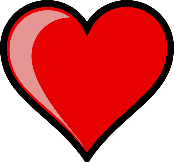 clipart of a big heart - photo #40