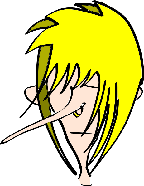 Cartoon Character With Long Nose Clip Art At Clker Com Vector