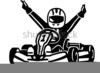 Kart Racing Clipart Image