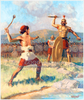 David And Goliath Clipart Free Image