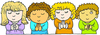 Child Pray Clipart Image