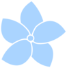 Hydrangea Blue Clip Art
